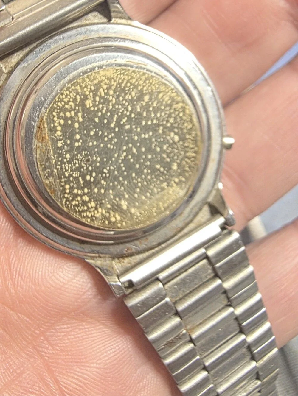 vintage Wittnauer Polara red LED watch